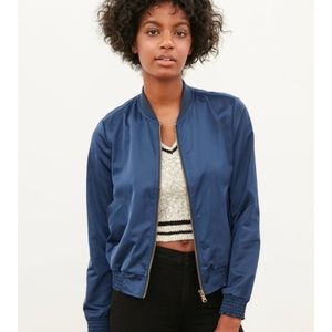 Urban Outfitters Blue Bomber Jacket